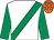 White, emerald green sash & sleeves, orange cap, white stars (Loother Partnership)