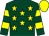 Dark green, yellow stars, hooped sleeves, yellow cap (Mr Reg Gifford)