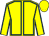 Yellow, royal blue seams, yellow cap (Vincent Kelly)