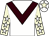 White, brown chevron, beige sleeves, white stars, white cap, beige star (Pms Oxford & Mrs Ali Stronge)