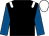 Black, white epaulets, royal blue sleeves, white cap (The Hussey's Hustlers)