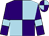 Purple and light blue (quartered), purple sleeves, light blue armlets (Mr Alan McCaldin)