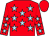 Red, light blue stars, red cap (Pegasus Bloodstock Limited)