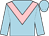 Light blue, pink chevron (Ian And Christine Beard)