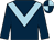 Dark blue, light blue chevron, quartered cap (Mr D H & E Montgomerie)