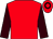 Red, brown sleeves, red cap, brown hoop (Mr David Maxwell)