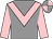 Grey, pink chevron and sleeves, quartered cap (Mark Venus & David Elsworth)