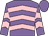 Mauve, pink chevrons, mauve cap (The Double P Partnership)