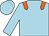 Light blue, orange epaulets (Middleham Park Racing XXII)