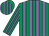 Emerald green and mauve stripes (The 10 For 10 Partnership)