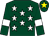 Dark green, white stars and armlets, dark green cap, yellow star (The Tex And Dot Partnership)