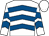 White & royal blue chevrons, white cap (P Mooney)