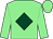 Apple green, hunter diamond frame, black 'd,' apple & hunter diamonds on sleeves, apple & hunter cap (Denlea Park, Ltd And Spellman, Kent)