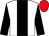 White, black stripe and sleeves, red cap (Mr N McCarthy)