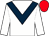 White, dark blue chevron, red cap (Owners For Owners: Melekhov)