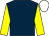 Dark blue, yellow sleeves, white cap (Mr M Cecil Denning)