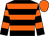 Black, orange hoops, orange cap (Mr N J Hitchins)