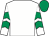 White, emerald green chevrons on sleeves, emerald green cap (Nino's Partnership)