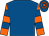 Royal blue, orange and royal blue hooped sleeves, royal blue and orange hooped cap (Mr Asaad Al Banwan)