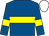 Royal blue, yellow hoop & armlet, white cap (Thomas Cooper)