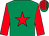 Emerald green, red star & sleeves, striped cap (Gerard Jude Murphy)