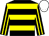 Black & yellow hoops, striped sleeves, white cap (Brendan O'Sullivan)