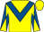 Yellow, royal blue chevron, royal blue and yellow diabolo on sleeves (Norwester Racing Club & Partner)