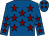 Royal blue, maroon stars (James Edgar & William Donaldson)