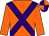 Orange, purple cross sashes, quartered cap (William Horgan)