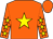 Orange, yellow star, orange sleeves, yellow stars (Batchelor, Murray & Wright)