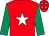 Red, white star, emerald green sleeves, red cap, white stars (Saith O Ni & Karen Bowen)