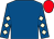 Royal blue, beige diamonds on sleeves, red cap (The Narc Partnership)