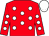 Red, white spots, white cap (Lisbunny Syndicate)