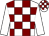 White and maroon check, white sleeves (Qatarish And Partner)