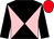 Black and pink diablo, black sleeves, red cap (Mr J Fyffe)