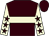 Brown, beige hoop, beige sleeves, brown stars (Mr P Hiscock)