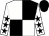 White and black (quartered), white sleeves, black stars, black cap (Henacre Racing Club Ltd)