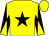 Yellow, black star, diabolo on sleeves (Mr Saeed Bin Mohammed Al Qassimi)