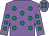 Mauve, emerald green spots (Dr Ronan Tynan)