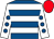 royal blue, white hoops, royal blue spots on white sleeves, red cap (Raymond Lee Man Chun)