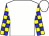White, blue and yellow checked sleeves (Gin Syndicate)