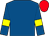 Royal blue, yellow armlets, red cap (Mr Tony Hogarth)