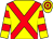 Yellow, red cross sashes, hooped sleeves & cap (Killian McDonnell)