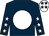 Dark blue, white disc, white stars on sleeves, white cap, dark blue stars (Get Round The Back Syndicate)