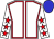 White, red seams, red stars on sleeves, blue cap (Gary Ryan)