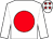 White, red disc, red stars on cap (Michael Winters)