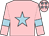 Pink, light blue star, armlets and stars on cap (Mr A B Leyshon)