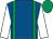 Royal blue, emerald green braces, white sleeves, emerald green cap (Miss Victoria Hayter)