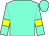 Aquamarine, yellow armlets (Mrs M E Wates)