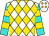 White, Gold Diamonds, Turquoise And Gold hoops On Sleeves (Greg Tabler)